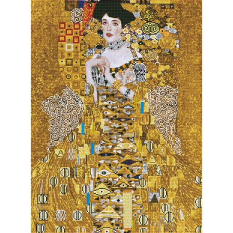 Kit créatif Diamond Dotz - Dame en or, Klimt
