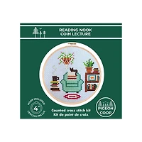 DIY Cross Stitch Kit - Reading Nook