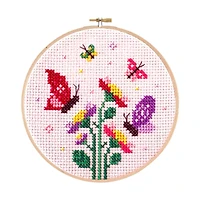 DIY Cross Stitch Kit - Butterfly Garden