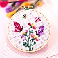 DIY Cross Stitch Kit - Butterfly Garden