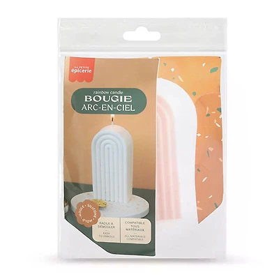 Moule en silicone - arc-en-ciel