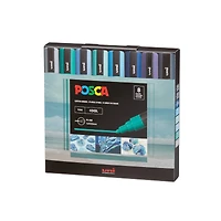 8-Pack Water-Based Paint Markers - Cool Colours