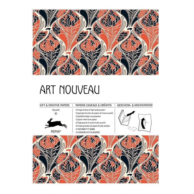 Gift & Creative Paper Book - Art Nouveau