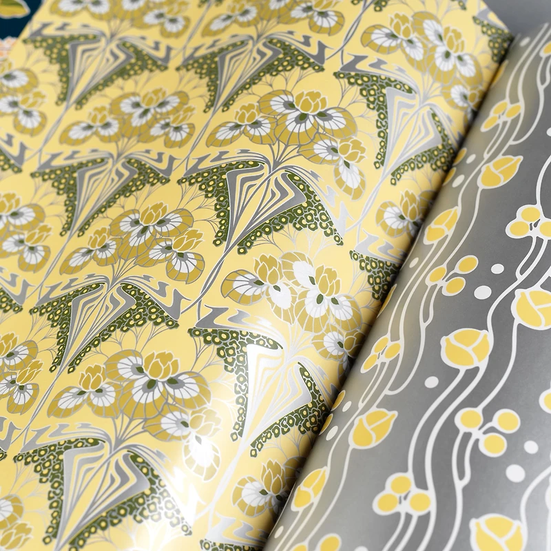 Livre à papiers cadeaux et créatifs - Art Nouveau