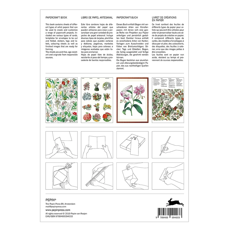 Papercraft Book: Flowers