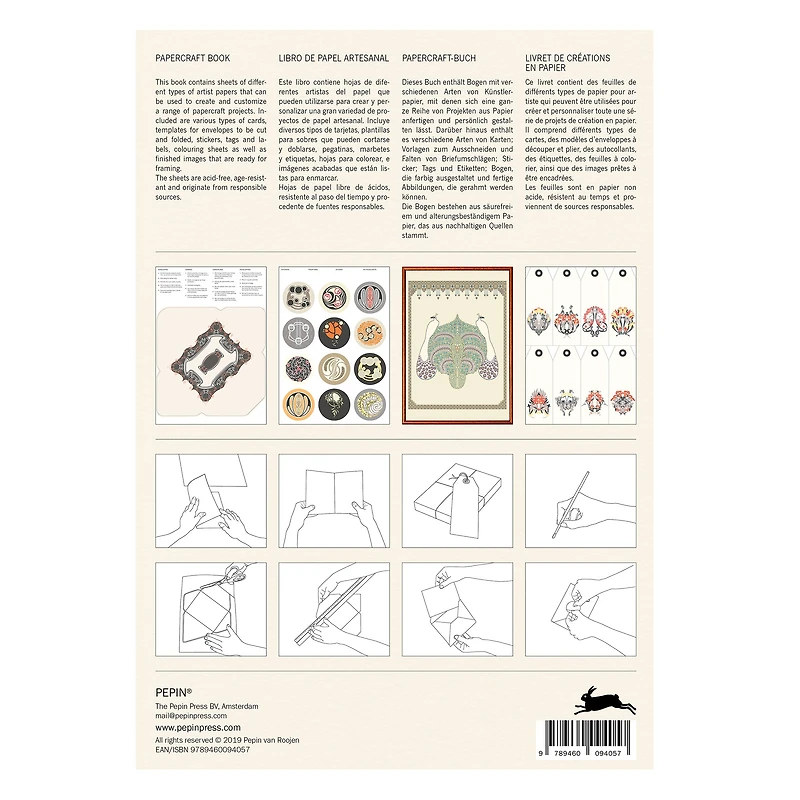 Livret de créations en papier : Art Nouveau