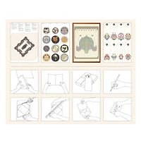 Livret de créations en papier : Art Nouveau