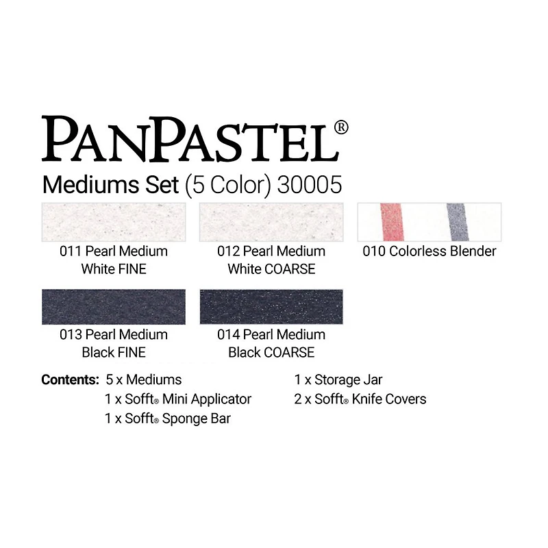 5-Colour PanPastel Starter Mediums