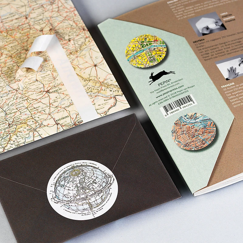Label, Stickers & Tapes: Historical Maps