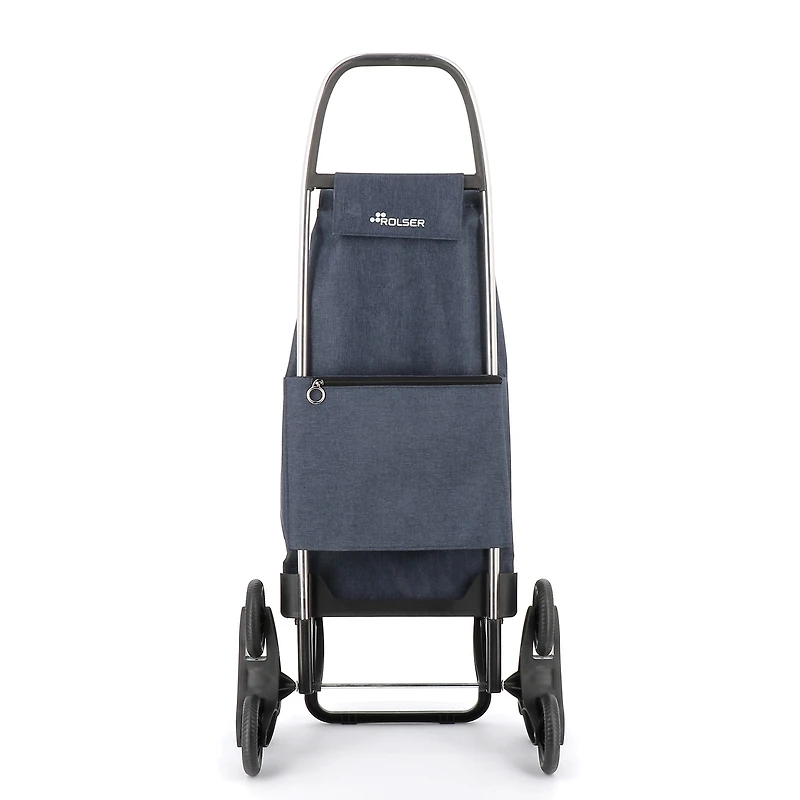 I-Max Tweed 6 Shopping Trolley - Navy