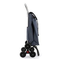 I-Max Tweed 6 Shopping Trolley - Navy