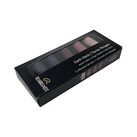 Ens. 5 demi-pastels tendres - rouge terre