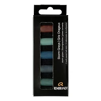 Ens. 5 demi-pastels tendres