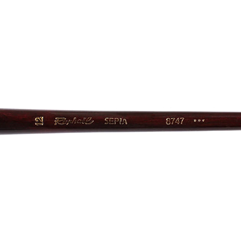 Sepia Acryl Paintbrushes - Cat's Tongue