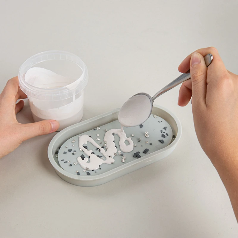 Sous-verre en terrazzo DIY