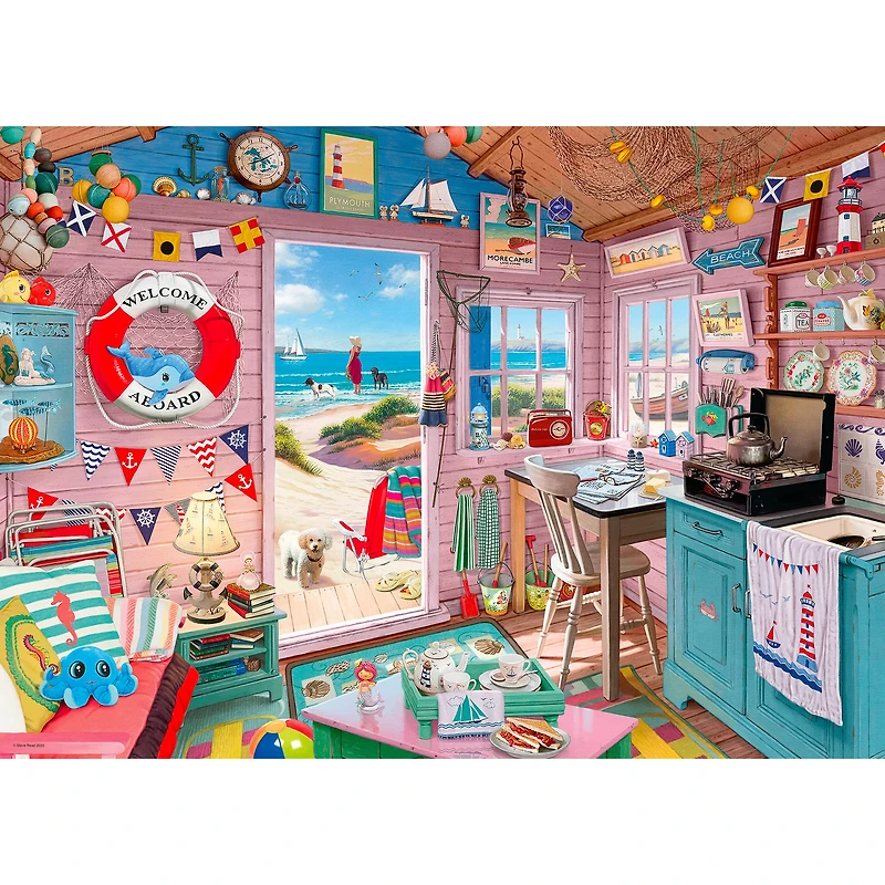 Casse-tête 1000 mcx - « La cabane de plage »