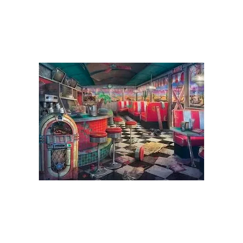 1,000-Piece Puzzle - "Decaying Diner"