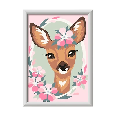 Kit peinture par numéro pour enfant CreArt - charmante biche