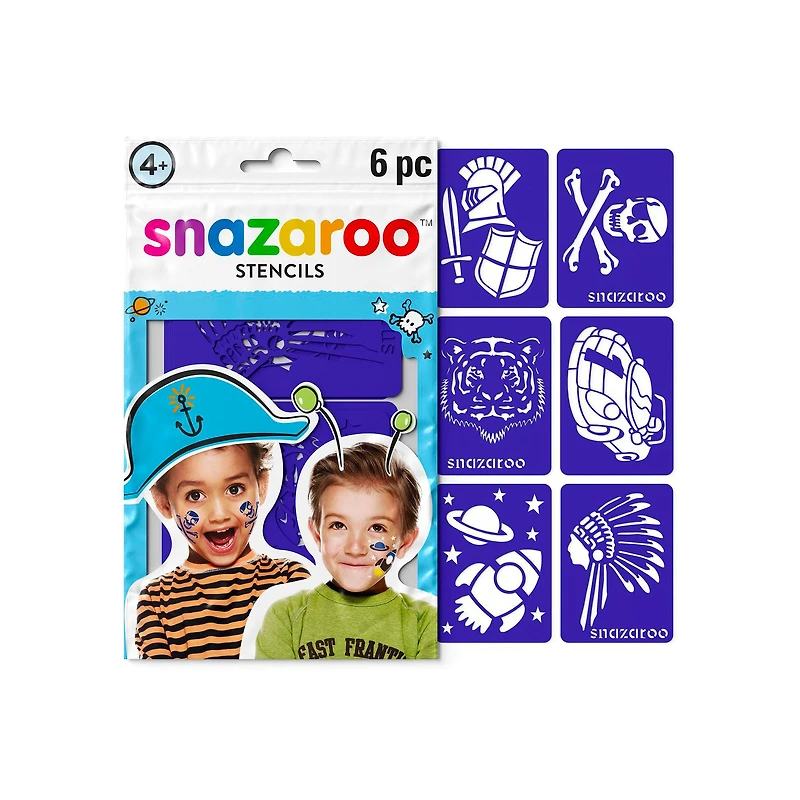 Face painting stencils - Adventure