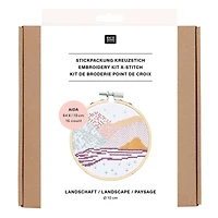X-Stitch Embroidery Kit - Landscape
