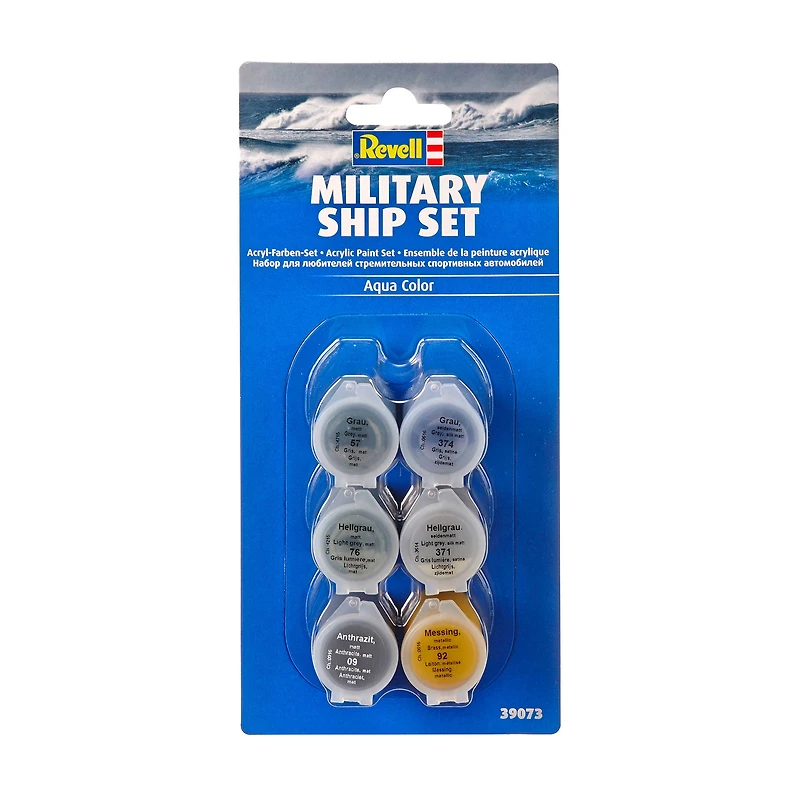 6-Pack Aqua Color Paint