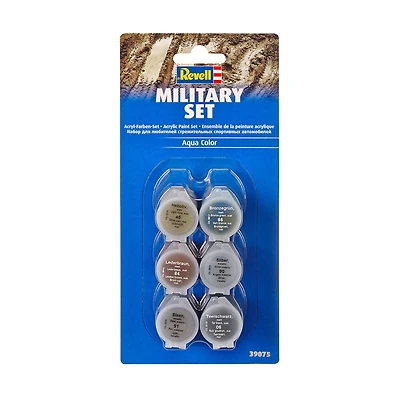 Ens. 6 couleurs Aqua Color - militaire