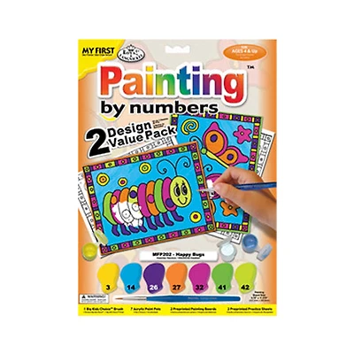 My First Paint by Numbers kit - Insects