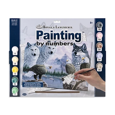 Painting by Numbers Kit - "Wolves"