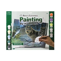 Peinture à numéros - Loup et lune