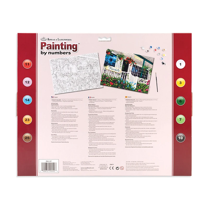 Painting by Numbers Kit - "Flower Shop"