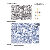 Painting by Numbers Kit - "Flower Shop"