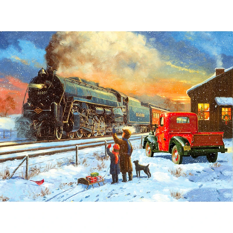 Painting by Numbers Kit - "Home for Christmas"