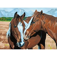 Painting by Numbers Kit - "Making Friends"