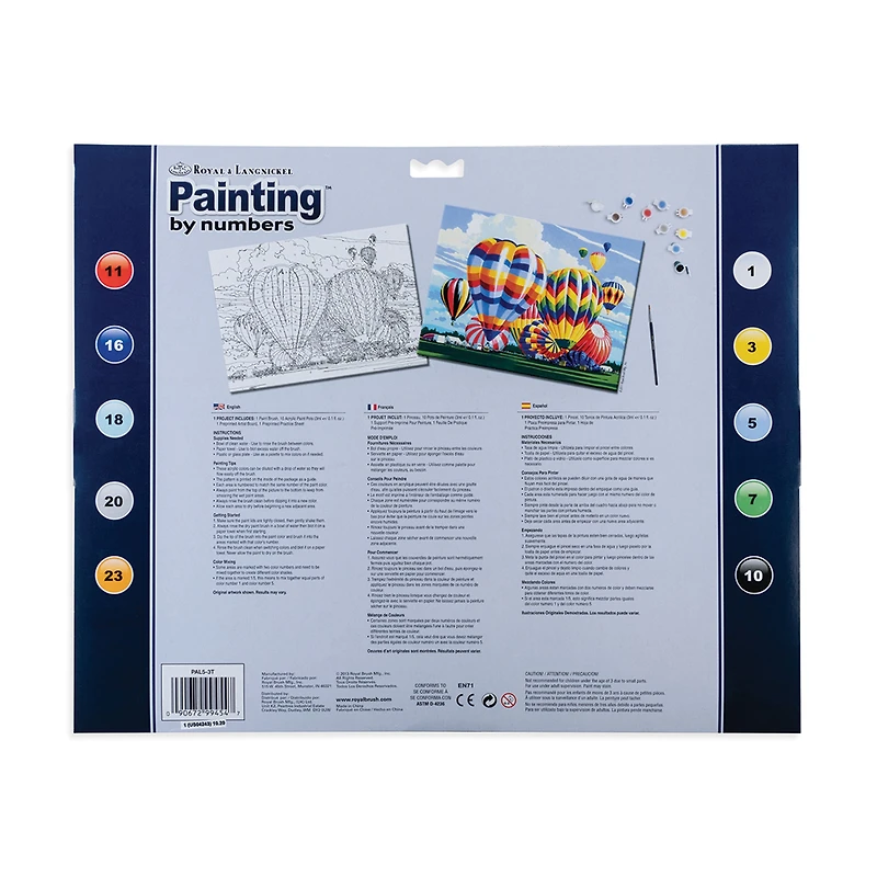 Painting by Numbers Kit - "Ballooning"