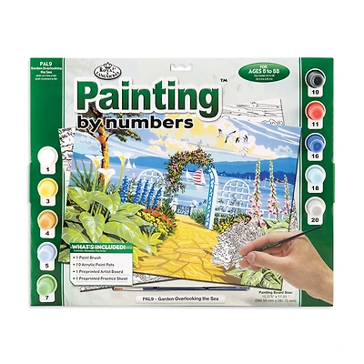 Paint by Numbers Kit - "Garden Overlooking the Sea"