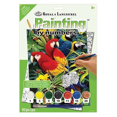 Paint by Numbers - Majestic Macaws