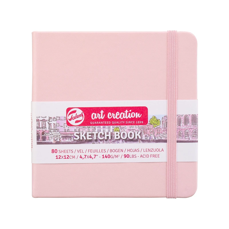 Carnet croquis Art Creation - rose pastel                