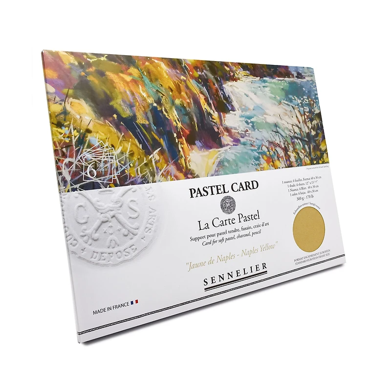 6-Pack Pastel Cards - Naples Yellow