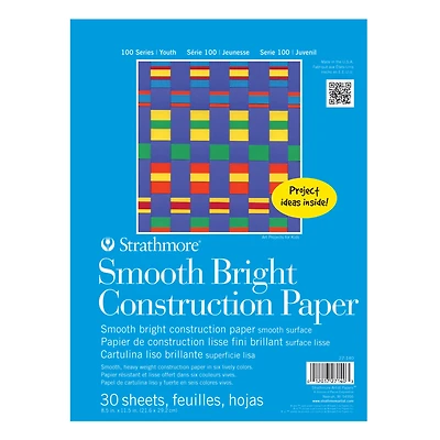 Smooth Bright Construction Pad – 30 sheets – 8.5x11.5