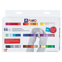 66-Piece FIMO® Soft Polymer Clay Set - Brilliant Colours