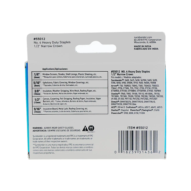 1,250 Pack Heavy-Duty Staples