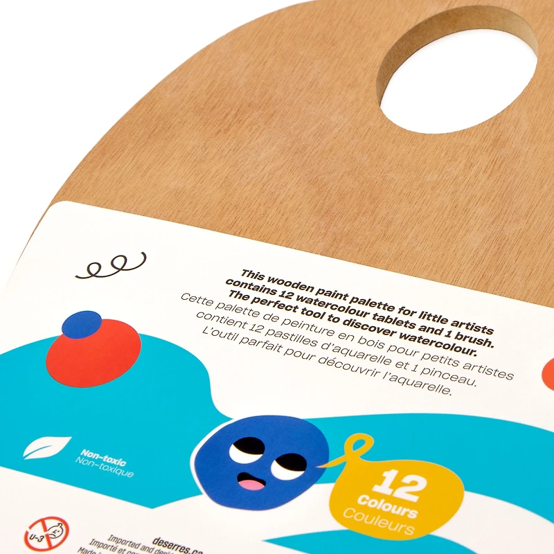 Wooden Kids' Palette