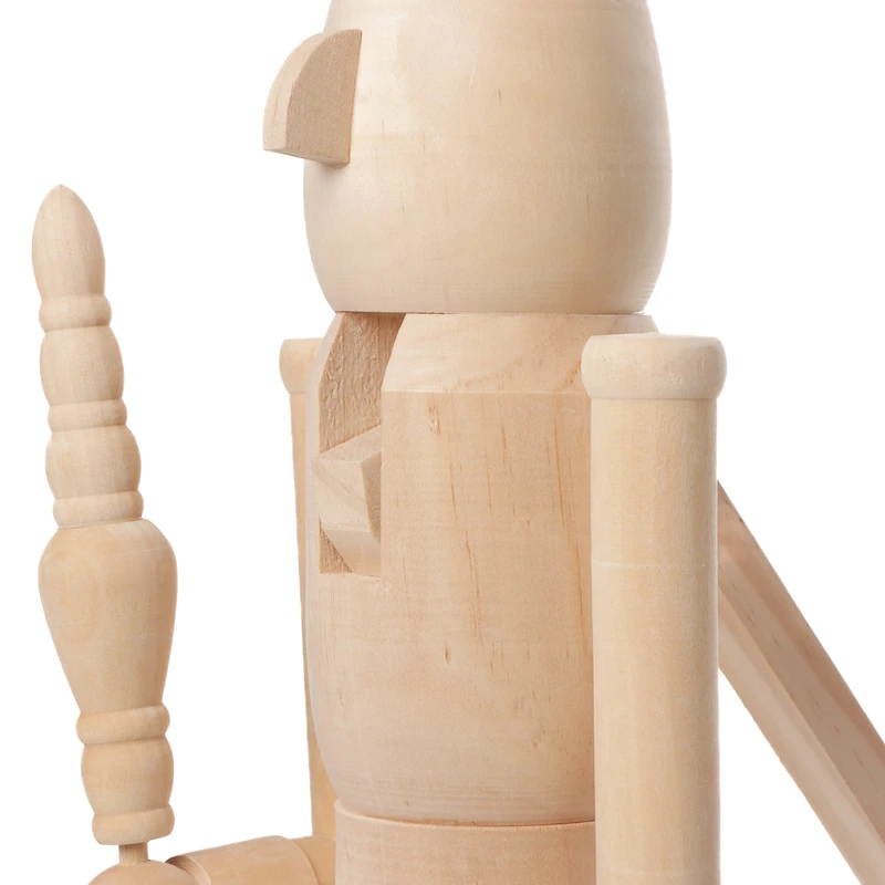 Natural Wood Nutcracker Crown - 61 cm