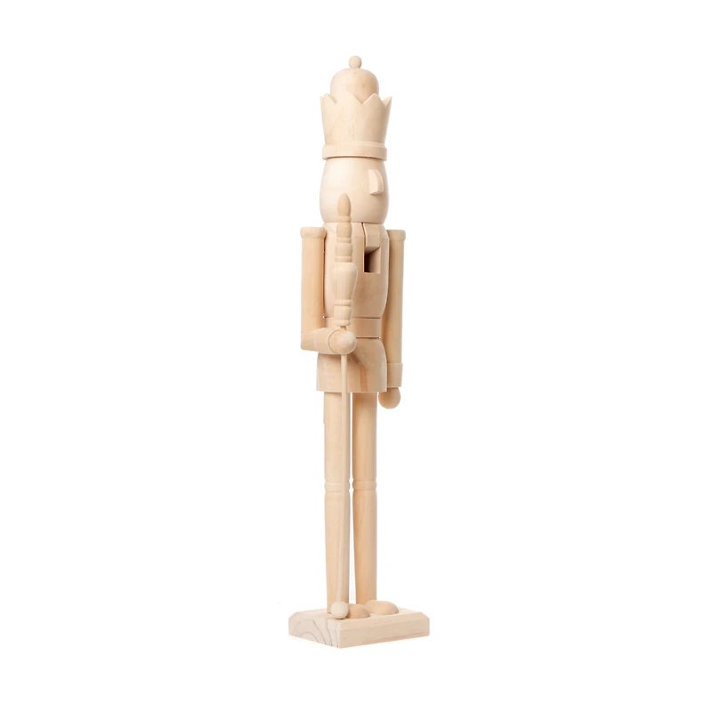 Natural Wood Nutcracker Crown - 61 cm