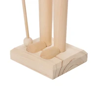 Natural Wood Nutcracker Crown - 61 cm