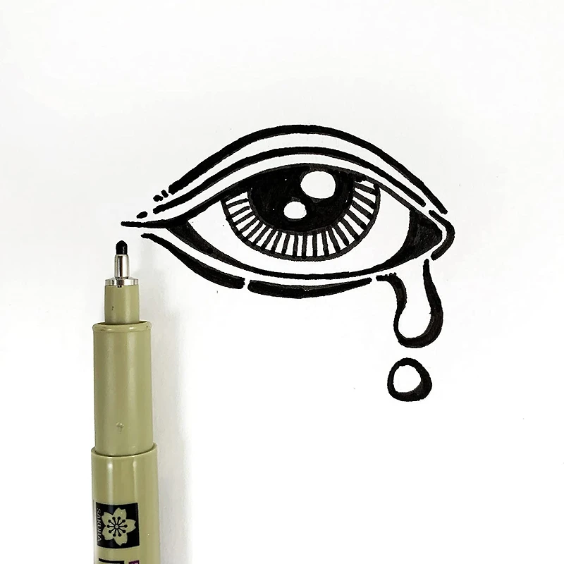 Ens. 6 stylos Pigma Micron - noir