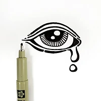 Ens. 6 stylos Pigma Micron - noir