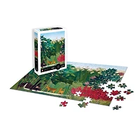 1,000-Piece Puzzle - "The Waterfall, Henri Rousseau"