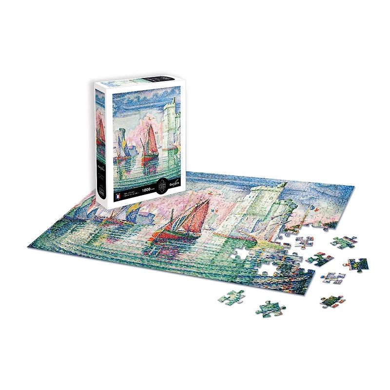 1,000-Piece Puzzle - "Entrance to the Harbor of La Rochelle, Paul Signac"