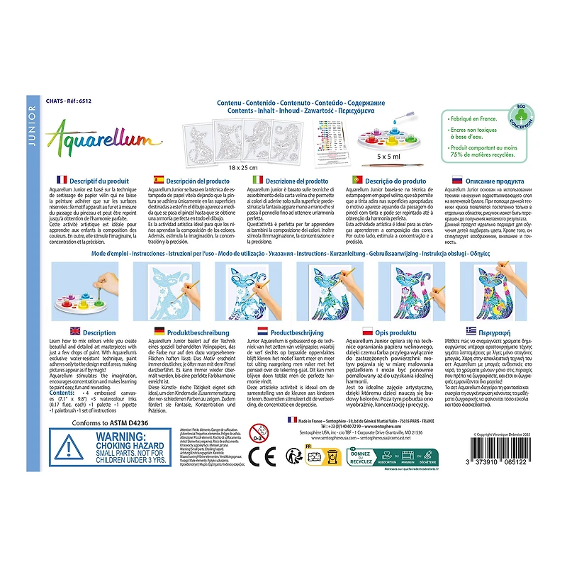 Aquarellum Junior Painting Kit - Cats